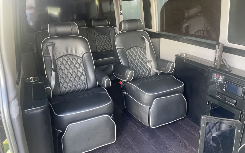 Limo724 Fleet - Sprinter interior black