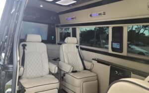 Limo724 Fleet - Sprinter interior tan